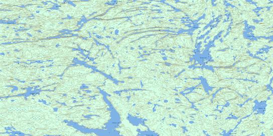 Critchell Lake Topo Map 053C05 at 1:50,000 scale - National Topographic System of Canada (NTS) - Toporama map