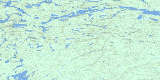 Margot Lake Topographic map 053C06 at 1:50,000 Scale
