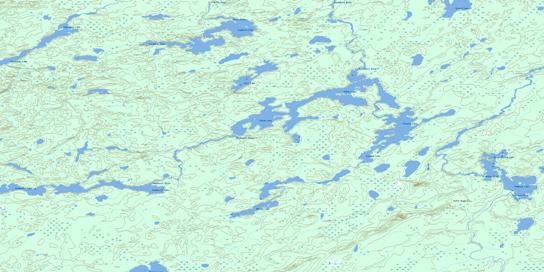 Laughton Lake Topographic map 053C08 at 1:50,000 Scale
