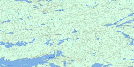 North Spirit Lake Topo Map 053C10 at 1:50,000 scale - National Topographic System of Canada (NTS) - Toporama map