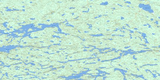 Kember Lake Topo Map 053C12 at 1:50,000 scale - National Topographic System of Canada (NTS) - Toporama map