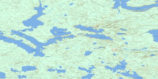 Favourable Lake Topo Map 053C13 at 1:50,000 scale - National Topographic System of Canada (NTS) - Toporama map
