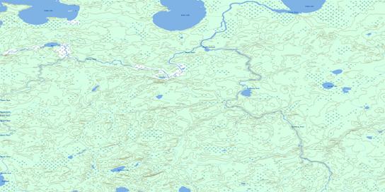 Marugg Lake Topo Map 053C15 at 1:50,000 scale - National Topographic System of Canada (NTS) - Toporama map