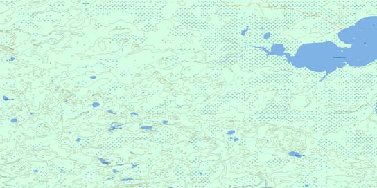 Petownikip Lake Topographic map 053C16 at 1:50,000 Scale