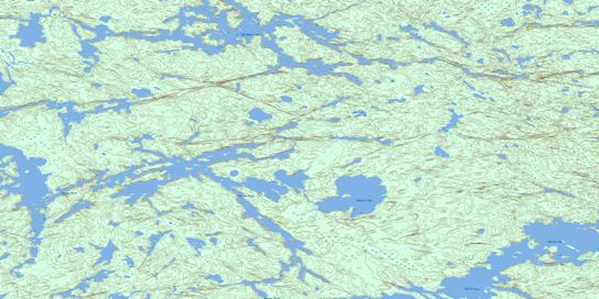 Old Shoes Lake Topo Map 053D01 at 1:50,000 scale - National Topographic System of Canada (NTS) - Toporama map