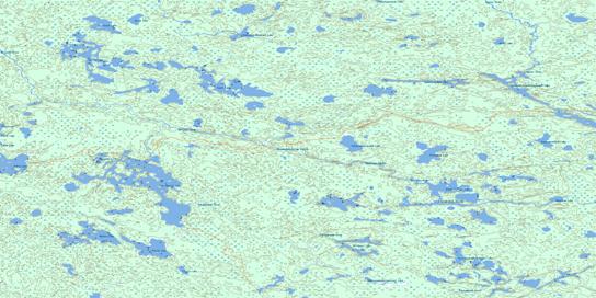 Carr-Harris Lake Topo Map 053D05 at 1:50,000 scale - National Topographic System of Canada (NTS) - Toporama map