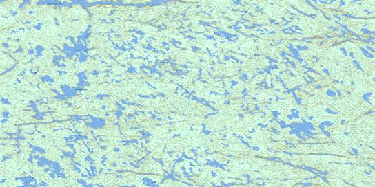 Namiwan Lake Topo Map 053D07 at 1:50,000 scale - National Topographic System of Canada (NTS) - Toporama map