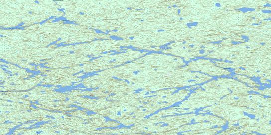 Cobham Lake Topographic map 053D15 at 1:50,000 Scale