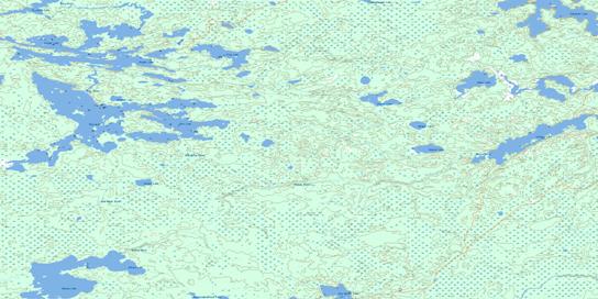 Wass Lake Topo Map 053E11 at 1:50,000 scale - National Topographic System of Canada (NTS) - Toporama map