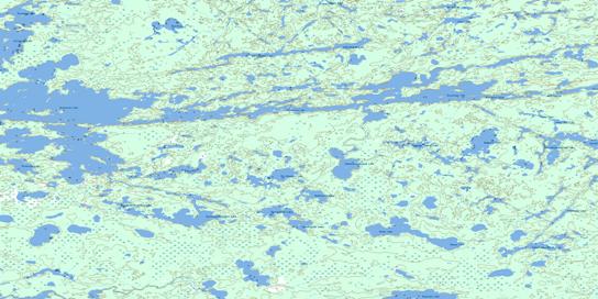 Kakinokamak Lake Topo Map 053E13 at 1:50,000 scale - National Topographic System of Canada (NTS) - Toporama map