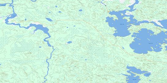 Colgrove Lake Topographic map 053F04 at 1:50,000 Scale