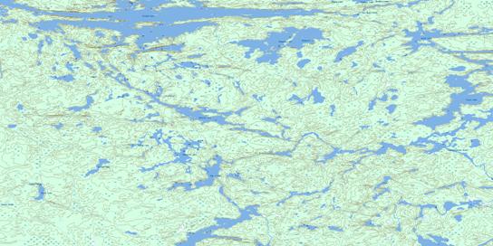 Hayward Lake Topo Map 053F12 at 1:50,000 scale - National Topographic System of Canada (NTS) - Toporama map