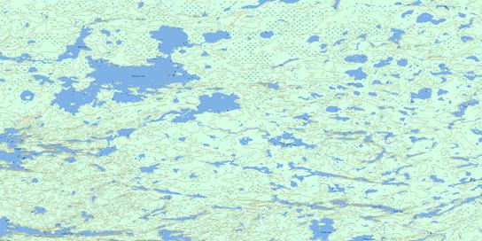Angling Lake Topographic map 053F13 at 1:50,000 Scale