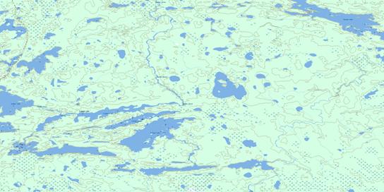 Pullan Lake Topographic map 053F15 at 1:50,000 Scale