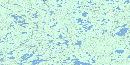 Nikitowa Lake Topo Map 053G02 at 1:50,000 scale - National Topographic System of Canada (NTS) - Toporama map