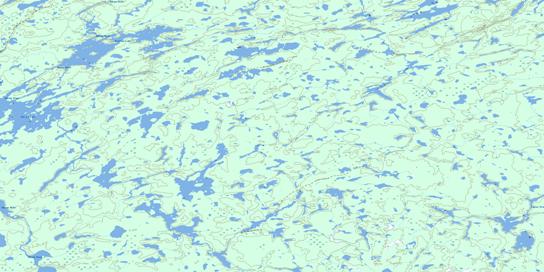 Bearbone Lake Topo Map 053G10 at 1:50,000 scale - National Topographic System of Canada (NTS) - Toporama map