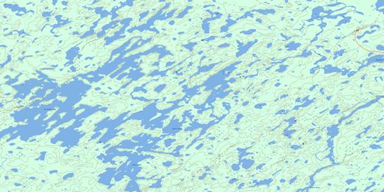 Knife Lake Topo Map 053G14 at 1:50,000 scale - National Topographic System of Canada (NTS) - Toporama map