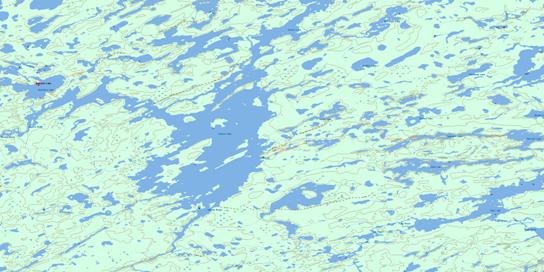 Severn Lake Topo Map 053G15 at 1:50,000 scale - National Topographic System of Canada (NTS) - Toporama map
