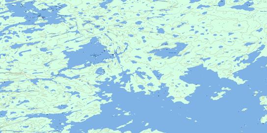 Misikeyask Lake Topo Map 053G16 at 1:50,000 scale - National Topographic System of Canada (NTS) - Toporama map