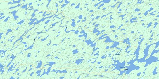 Kasabonika Lake Topo Map 053H10 at 1:50,000 scale - National Topographic System of Canada (NTS) - Toporama map