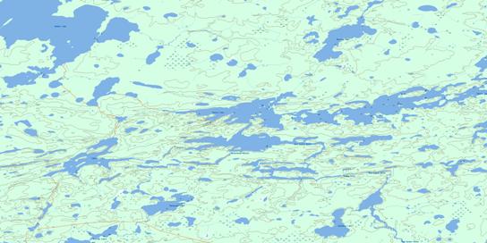 Sharpe Lake Topo Map 053K05 at 1:50,000 scale - National Topographic System of Canada (NTS) - Toporama map