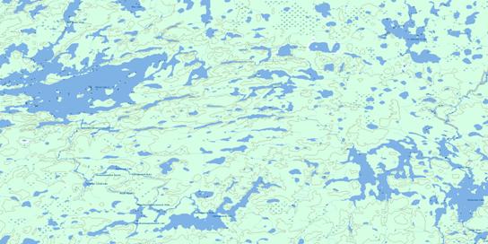 Makataysip Lake Topo Map 053K06 at 1:50,000 scale - National Topographic System of Canada (NTS) - Toporama map