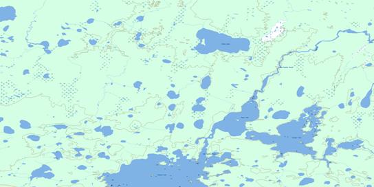 Kenyon Lake Topographic map 053K14 at 1:50,000 Scale