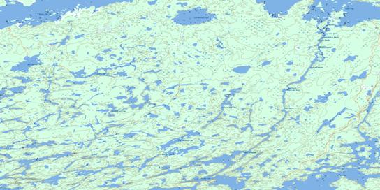 Kakeenukamak Lake Topo Map 053L02 at 1:50,000 scale - National Topographic System of Canada (NTS) - Toporama map