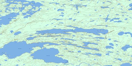 Munro Lake Topographic map 053L11 at 1:50,000 Scale