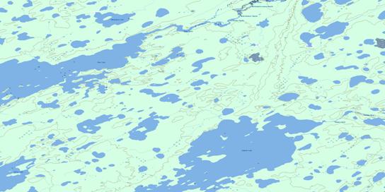 Makakaysip Lake Topographic map 053M01 at 1:50,000 Scale