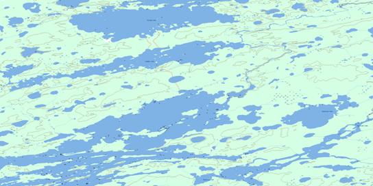 Cuddle Lake Topo Map 053M05 at 1:50,000 scale - National Topographic System of Canada (NTS) - Toporama map