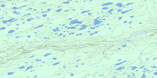 Elsworth Lake Topo Map 053M07 at 1:50,000 scale - National Topographic System of Canada (NTS) - Toporama map