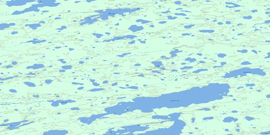 High Hill Lake Topo Map 053M12 at 1:50,000 scale - National Topographic System of Canada (NTS) - Toporama map