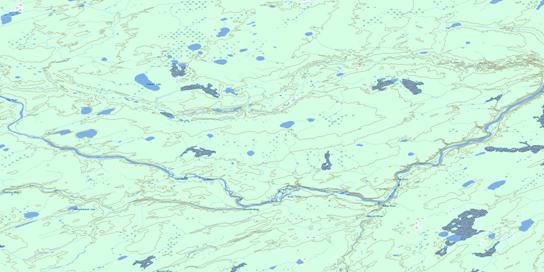 Couture Lake Topographic map 053M16 at 1:50,000 Scale