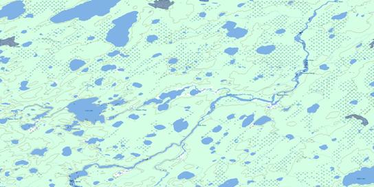 Semmens River Topo Map 053N04 at 1:50,000 scale - National Topographic System of Canada (NTS) - Toporama map
