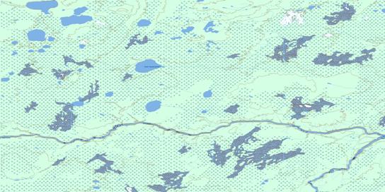 South Opuskiamishes Topographic map 053N07 at 1:50,000 Scale