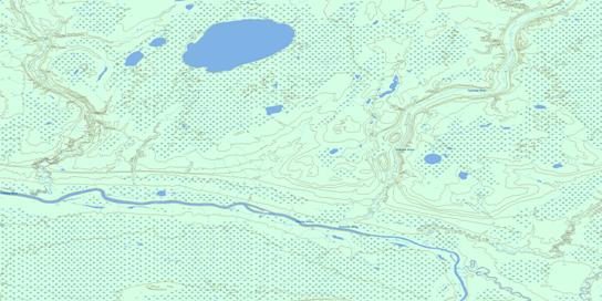 Peckinow River Topographic map 053O13 at 1:50,000 Scale