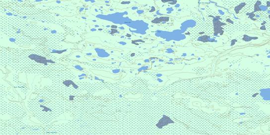 Hosea Lake Topo Map 053O16 at 1:50,000 scale - National Topographic System of Canada (NTS) - Toporama map