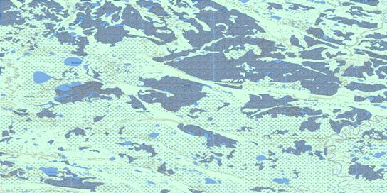 Commission Lake Topo Map 054A05 at 1:50,000 scale - National Topographic System of Canada (NTS) - Toporama map