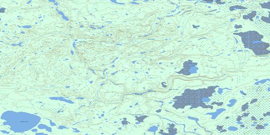 Spector Lake Topographic map 054B01 at 1:50,000 Scale