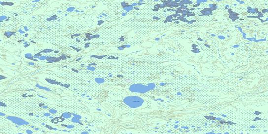 Callan Lake Topographic map 054B02 at 1:50,000 Scale