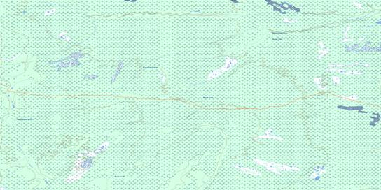 Whalen Lake Topographic map 054C04 at 1:50,000 Scale
