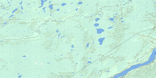 Broten Lake Topographic map 054C13 at 1:50,000 Scale