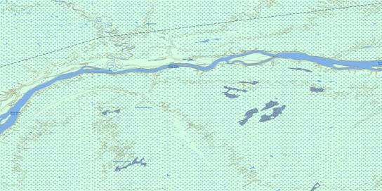 Deer Island Topographic map 054C14 at 1:50,000 Scale