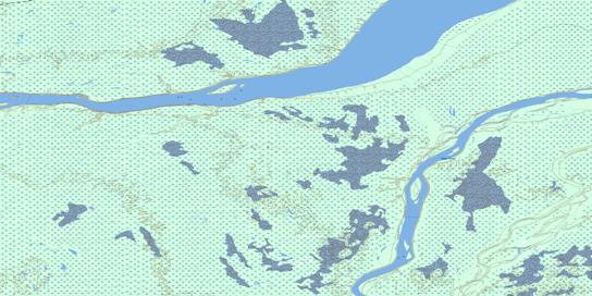 Gillam Island Topographic map 054C15 at 1:50,000 Scale
