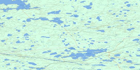 Ilford Topographic map 054D04 at 1:50,000 Scale