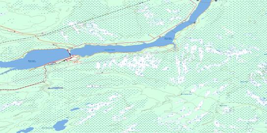 Brooks Creek Topo Map 054D08 at 1:50,000 scale - National Topographic System of Canada (NTS) - Toporama map