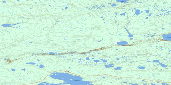 No Title Topo Map 054D11 at 1:50,000 scale - National Topographic System of Canada (NTS) - Toporama map