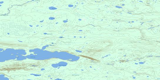 Limestone Lake Topo Map 054D12 at 1:50,000 scale - National Topographic System of Canada (NTS) - Toporama map