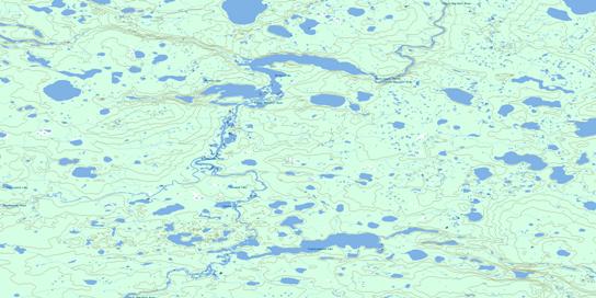 Recluse Lake Topographic map 054D13 at 1:50,000 Scale